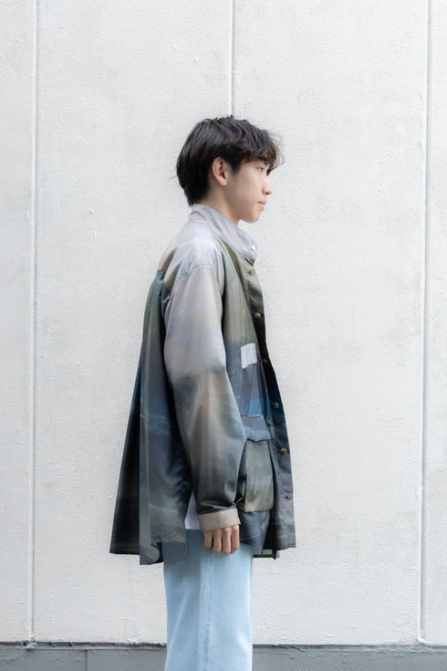 【Licht Bestreben】"M-65 プリントシャツ"